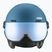 Skihelm UVEX Wanted Visor stone blue matt/mirror blue/smoke