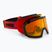 Skibrille UVEX Evidnt Attract + case black matt/mirror red orange clear