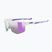 UVEX Axos Set weiß matt/verspiegelt lila/klar Sonnenbrille