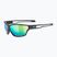 Sonnenbrille UVEX Sportstyle 806 black matte/mirror green
