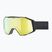 Skibrille UVEX Gravity FM black matt/mirror yellow/orange/clear