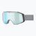 Skibrille UVEX Gravity FM rhino matt/mirror ice/green/clear