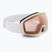 Skibrille UVEX Victorious S V white matt/vario rose mirror