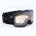 Skibrille UVEX Victorious S V black matt/vario silver mirror