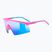 Sonnenbrille UVEX Flowline pink matt/mirror blue