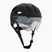 Fahrradhelm UVEX Stride Visor black matt/lite mirror silver