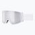 Skibrille UVEX Scenic P S0-S4 white matt/mirror silver/pola