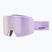 Skibrille UVEX Ignite FM S3 white matt/mirror rose