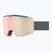 Skibrille UVEX Ignite FM S3 black matt/mirror rose