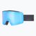 Skibrille UVEX Ignite FM S3 black matt/mirror blue