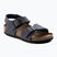 Kindersandalen BIRKENSTOCK New York Birkibuc Narrow navy