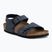 Kindersandalen BIRKENSTOCK New York Birkibuc Narrow navy