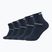 Socken Skechers Mesh Ventilation Quarter 5 pairs navy