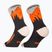 Skisocken DYNAFIT Traverse Crew black out ultra orange/4220