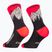 Socken DYNAFIT Traverse Crew black out ultra coral/6a10