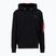 Herren Alpha Industries Red Stripe Hoodie schwarz
