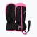 Kinder Skihandschuhe Reusch Ben Mitten black/ knockout pink