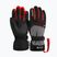 Skihandschuhe Kinder Reusch Flash Gore-Tex black/black melange/fire red