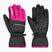 Kinder-Skihandschuhe Reusch Alan Junior black/pink glo