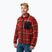 Herren Jack Wolfskin Fleece Sweatshirt Felslicht Check intensiv rost