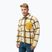 Jack Wolfskin Herren-Fleece-Sweatshirt Felslicht Check panna cotta