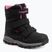 KangaROOS K-Robi KTX jet schwarz/rosa Kinderschneestiefel