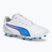 PUMA King Pro FG/AG Herren Fußballschuhe puma weiß/blauemazing/flach hellgrau/sunset glow