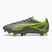 Fußballschuhe PUMA Ultra 5 Play FG/AG matte aged silver/yellow alert/puma aged silver