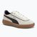 Schuhe Damen PUMA Club Klassika Suede warm white/puma black/puma gold