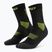 CEP Damen Kompressionssocken Run Mid Cut 5.0 schwarz/lime