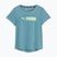 Damen-Trainings-T-Shirt PUMA Fit Logo Ultrabreathe Fettblau/Schnellgrün
