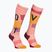 Damenskisocken ORTOVOX Freeride Long Socks Cozy bloom