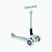 Globber Junior Foldable Lights Eco pistazienfarbener Dreirad-Roller für Kinder
