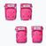 Globber Toddler tief rosa/Blumen Babyschützer-Set