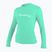 Damen Schwimmen Langarm O'Neill Basic Skins Sun Shirt hell aqua
