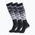 Skisocken Surfanic Pro Tech  3er-Pack Fairisle black