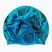 Speedo Slogan Print blau/schwarze Kinderschwimmkappe