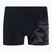 Herren Badeboxer Speedo HyperBoom V-Cut Aquashort black/siren red