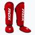 RDX T1 Shin Instep Guards Schienbein- und Fußschützer rot/weiss