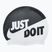 Nike Jdi Slogan Badekappe schwarz und weiß NESS9164-001