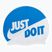 Nike Jdi Slogan blau und weiß Badekappe NESS9164-458