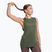 Damen Trainingstop Gymshark Training Drop Arm Tank grün/weiß