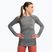 Gymshark Flex Top Damen Training Langarm anthrazit grau meliert