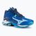 Herren Volleyball Schuhe Mizuno Wave Lightning Z8 Mid mugen blau/weiß/estate blau