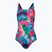 Einteiliger Damen-Badeanzug Nike Multiple Print Fastback lila NESSC010-593