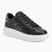 KARL LAGERFELD Damen Schuhe Kapri Maison schwarzes Leder m/Silber