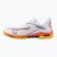 Mizuno Wave Exceed Tour 6 CC Tennisschuhe Weiß/Bariton Blau/Feurige Koralle 2