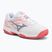 Kinder-Tennisschuhe Mizuno Break Shot 5 Jr CC weiß/blau granit/calypso coral