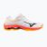 Volleyballschuhe Mizuno Wave Voltage 2 weiß/feurige Koralle 2/Zitrus