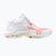 Damen Volleyballschuhe Mizuno Wave Lightning Z8 Mid weiß/calypso coral/pale banana
